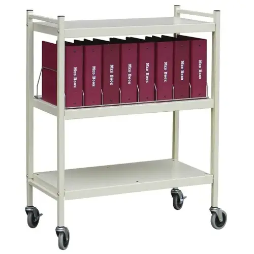 Big Beam Vertical Open Chart Rack 4 Shelves 24 Chart Capacity Beige Big Beam Vertical Open Chart Rack 4 Shelves 24 Chart Capacity Beige