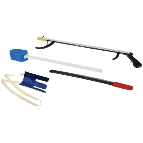 Hip Kit #2 26 Reacher Sock Aid 24 Metal Shoe Horn Contoured Sponge Hip Kit #2 26 Reacher Sock Aid 24 Metal Shoe Horn Contoured Sponge