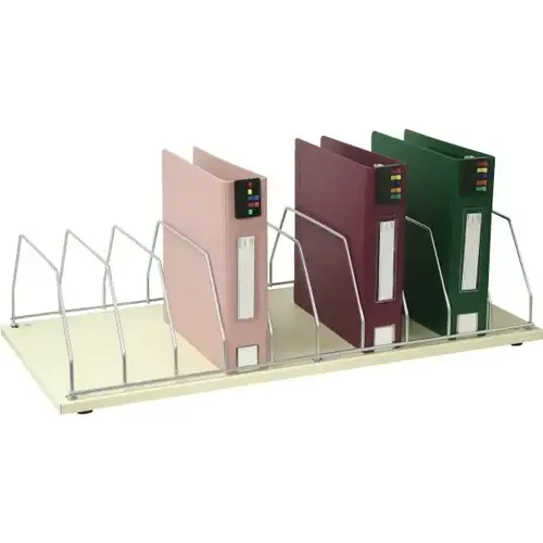 Table Top Storage Rack 10 Chart Capacity Beige Table Top Storage Rack 10 Chart Capacity Beige
