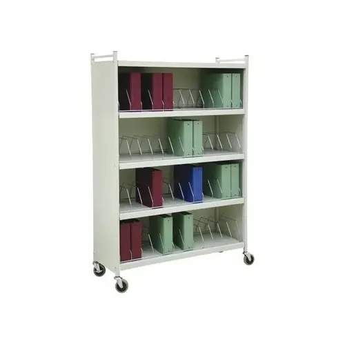 Big Beam Vertical Cabinet Rack 5 Shelves 48 Chart Capacity Beige Big Beam Vertical Cabinet Rack 5 Shelves 48 Chart Capacity Beige