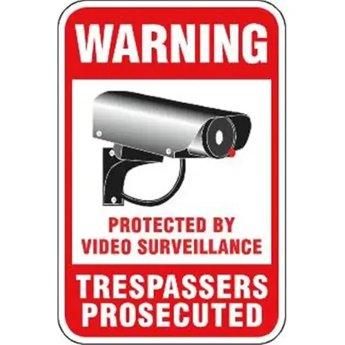 Trespassers Prosecuted Sign, Reflective, 12 X 18 Trespassers Prosecuted Sign, Reflective, 12 X 18