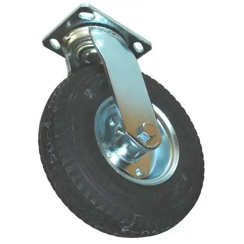 8 Inch Pneumatic Swivel Plate Caster For Heavy Duty Platform Truck 8 Inch Pneumatic Swivel Plate Caster For Heavy Duty Platform Truck