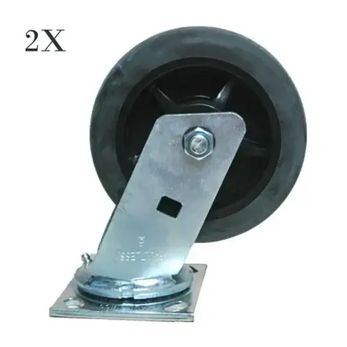 6 Inch Swivel Plate Caster Kit For Platform Truck 6 Inch Swivel Plate Caster Kit For Platform Truck