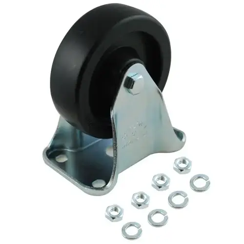 4 Inch Rigid Plate Caster W/Hardware For Utility Truck 4 Inch Rigid Plate Caster W/Hardware For Utility Truck