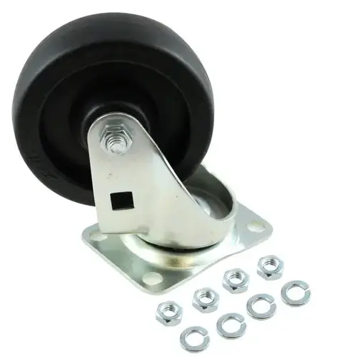 4 Inch Swivel Plate Caster W/Hardware For Utility Truck 4 Inch Swivel Plate Caster W/Hardware For Utility Truck