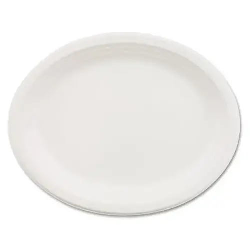 White Oval Classic Paper Dinnerware Plate 9-3/4 X 12-1/ - pack of 500 White Oval Classic Paper Dinnerware Plate 9-3/4 X 12-1/ - pack of 500