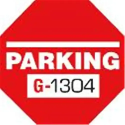 Parking Permit Stickers, Static Cling, Red, 1-3/4 X 1-3/4 - pack of 100 Parking Permit Stickers, Static Cling, Red, 1-3/4 X 1-3/4 - pack of 100