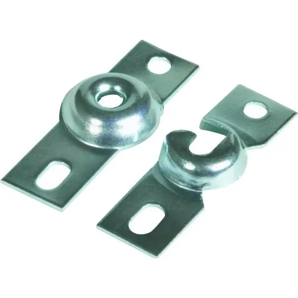 RALPH FRIEDLAND BROS Silver Inside Mount Roller Shade Bracket pack of 2 2632PL001
