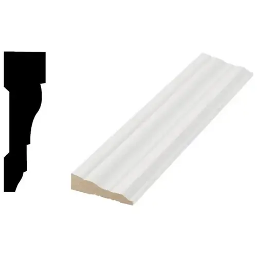 366 19/32" X 2-1/4" X 7 ft Primed Mdf Door And Window Casing - pack of 5 366 19/32" X 2-1/4" X 7 ft Primed Mdf Door And Window Casing - pack of 5