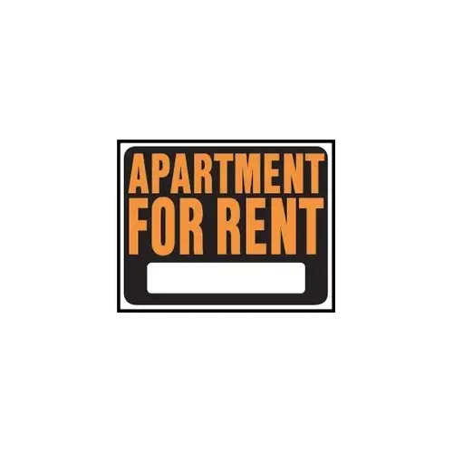 "Apartment For Rent" Sign, Polystyrene, 14-1/2" X 18-1/2" - pack of 5 "Apartment For Rent" Sign, Polystyrene, 14-1/2" X 18-1/2" - pack of 5