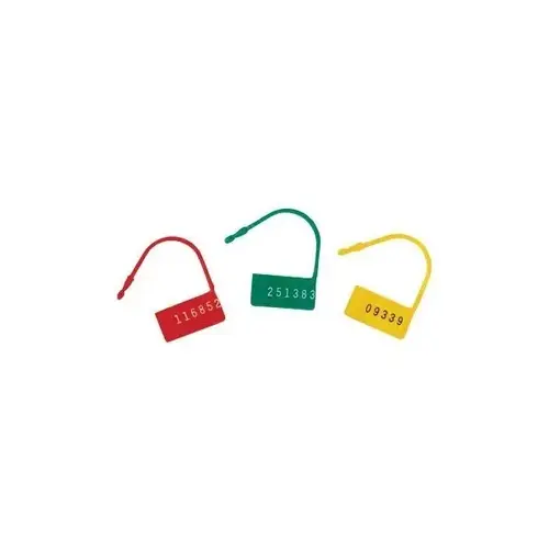 Safety Control Seals Red With Numbers - pack of 100 Safety Control Seals Red With Numbers - pack of 100