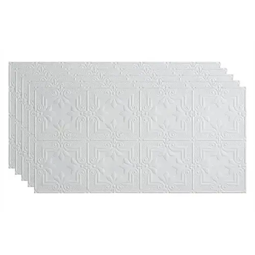 2 ftX4 ft Regalia Glue Up Ceiling Panel, Matte White - pack of 5 2 ftX4 ft Regalia Glue Up Ceiling Panel, Matte White - pack of 5