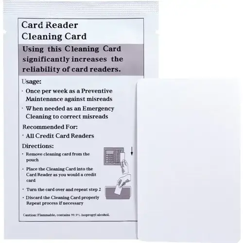 Electronic Lock Cleaning Card - pack of 50 Electronic Lock Cleaning Card - pack of 50