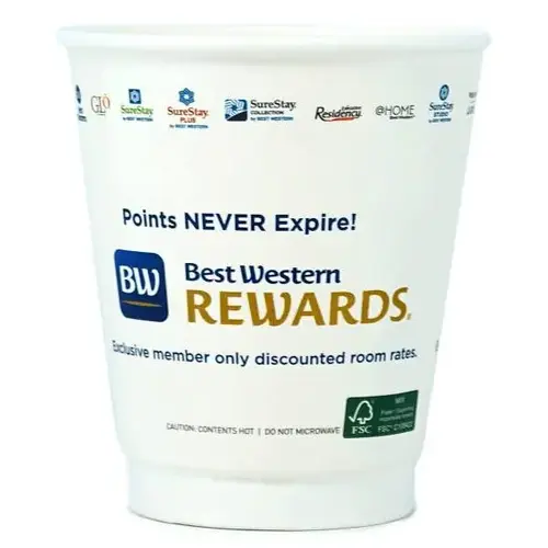 Rsi-Usa Double Wall Paper Cup For Hot Liquids Unwrapped - pack of 600 Rsi-Usa Double Wall Paper Cup For Hot Liquids Unwrapped - pack of 600
