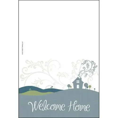 Personalized Greeting Card, Welcome Home Design Envelope Imprint - pack of 50 Personalized Greeting Card, Welcome Home Design Envelope Imprint - pack of 50