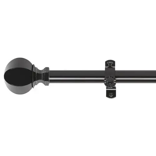 Buono Ii Decorative Rod And Final Regent 66 To 120" Satin Nickel - pack of 6 Buono Ii Decorative Rod And Final Regent 66 To 120" Satin Nickel - pack of 6