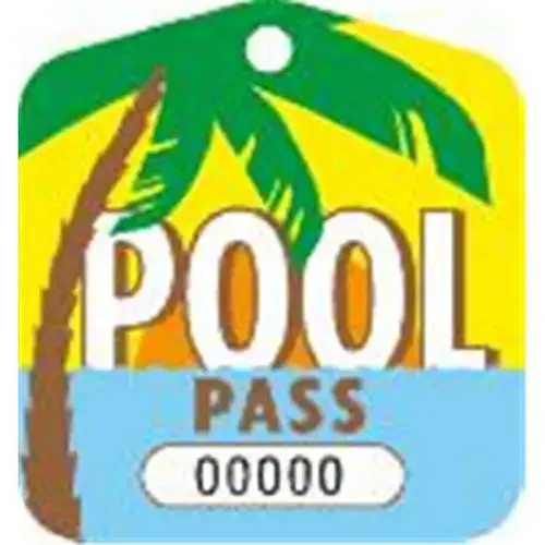 Pool Pass Paradise - pack of 100 Pool Pass Paradise - pack of 100