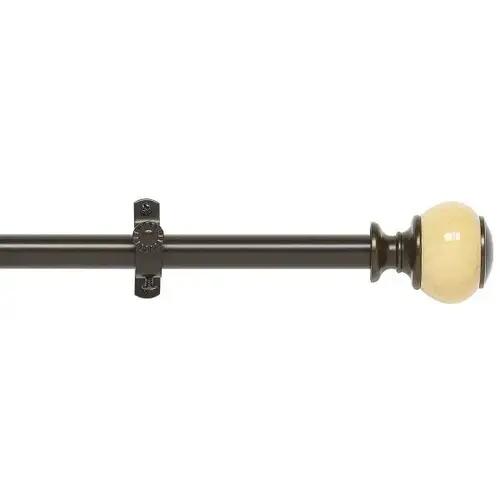 Camino Decorative Rod And Finial Estate Bronze 66 To 120" - pack of 4 Camino Decorative Rod And Finial Estate Bronze 66 To 120" - pack of 4