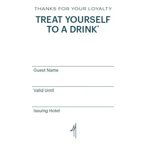Rewards Welcome Voucher - Drink - - pack of 250 Rewards Welcome Voucher - Drink - - pack of 250