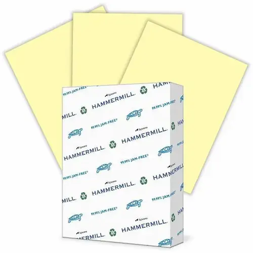 Colors Copy Paper 8.5"X11" 24 Lb Basis Weight Canary - pack of 500 Colors Copy Paper 8.5"X11" 24 Lb Basis Weight Canary - pack of 500