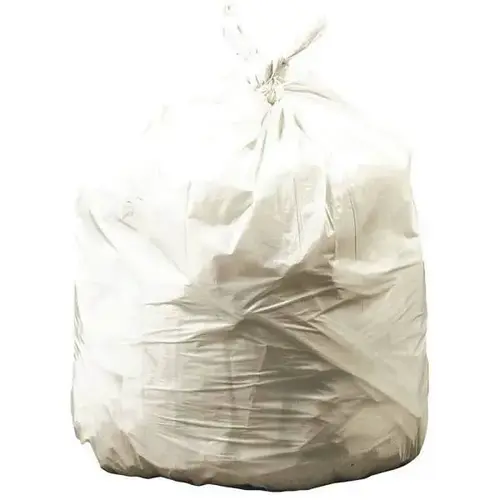 33 Gal. 33 In. X 39 In. 0.59 Mil. Natural Low-Density Trash Bags - pack of 250 33 Gal. 33 In. X 39 In. 0.59 Mil. Natural Low-Density Trash Bags - pack of 250