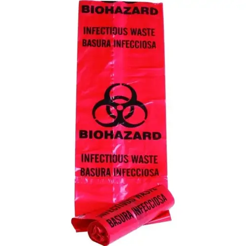 3 Gallon Red Bio-Hazard Waste Bag - pack of 200 3 Gallon Red Bio-Hazard Waste Bag - pack of 200
