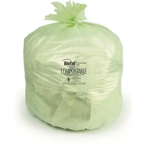 42 In. X 48 In. Green Compostable Bags - pack of 100 42 In. X 48 In. Green Compostable Bags - pack of 100