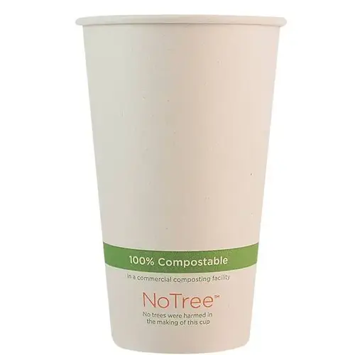 Notree Paper Hot Cups, 16 Oz, Natural - pack of 1000 Notree Paper Hot Cups, 16 Oz, Natural - pack of 1000