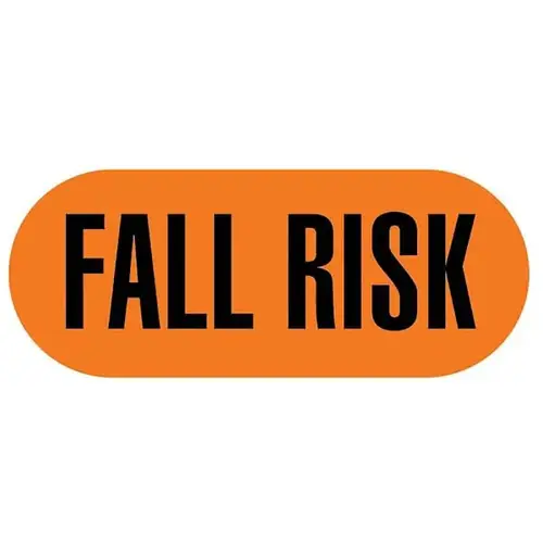 Wristband Alert Labels 5/8"X1/4" Fall Risk - pack of 300 Wristband Alert Labels 5/8"X1/4" Fall Risk - pack of 300