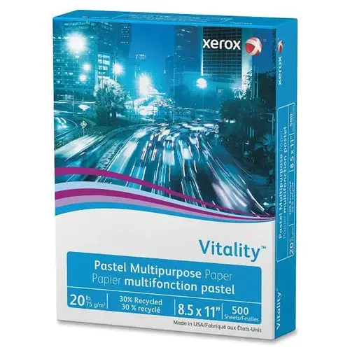 Vitality Copy 8.5"X11" 20 Lb Basis Weight Pastel Yellow - pack of 500 Vitality Copy 8.5"X11" 20 Lb Basis Weight Pastel Yellow - pack of 500