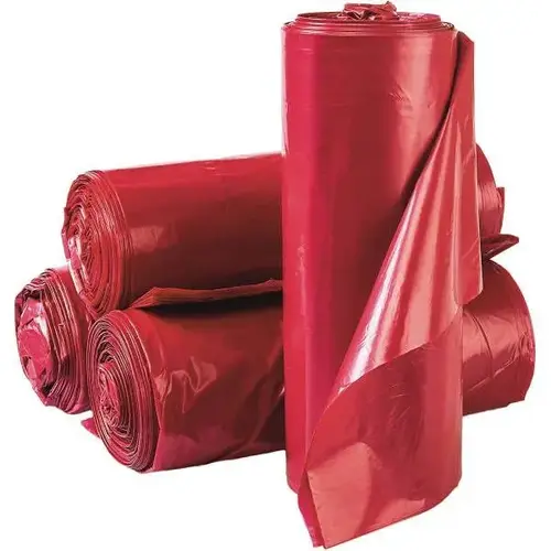 40 In. X 46 In. Red Institutional Trash Bags - pack of 5 40 In. X 46 In. Red Institutional Trash Bags - pack of 5