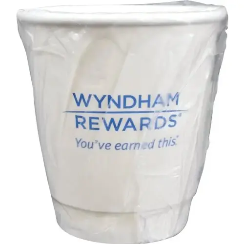 Rewards 10oz Wrapped Double Wall Cup, Use Lid - pack of 500 Rewards 10oz Wrapped Double Wall Cup, Use Lid - pack of 500