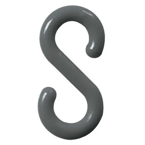 Slate Gray 2 Inch S Hook - pack of 10 Slate Gray 2 Inch S Hook - pack of 10