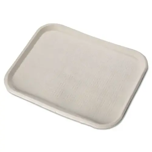 White Rectangle Savaday Molded Fiber Food Tray 14" X 18" - pack of 100 White Rectangle Savaday Molded Fiber Food Tray 14" X 18" - pack of 100