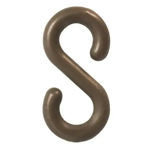 Brown 2 Inch S-Hook - pack of 10 Brown 2 Inch S-Hook - pack of 10