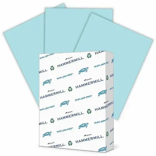 Colors Copy Paper 8.5"X11" 20 Lb Basis Weight Blue - pack of 500 Colors Copy Paper 8.5"X11" 20 Lb Basis Weight Blue - pack of 500