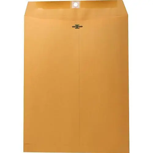 #97 Clasp Envelope 10"X13" Gummed Closure Kraft - pack of 100 #97 Clasp Envelope 10"X13" Gummed Closure Kraft - pack of 100
