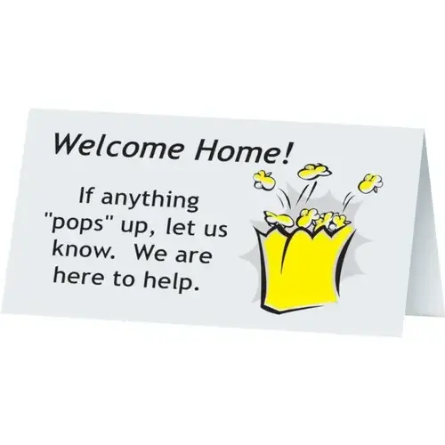 Welcome Home Popcorn With Card - pack of 36 Welcome Home Popcorn With Card - pack of 36