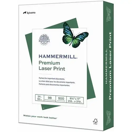 Premium Laser Print Paper 8.5"X11" 24 Lb Basis Weight - pack of 10 Premium Laser Print Paper 8.5"X11" 24 Lb Basis Weight - pack of 10