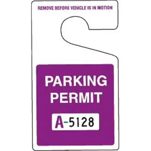 Plastic Hang Tags Non-Reflective, Purple, 2-3/4 X 4-3/ - pack of 100 Plastic Hang Tags Non-Reflective, Purple, 2-3/4 X 4-3/ - pack of 100