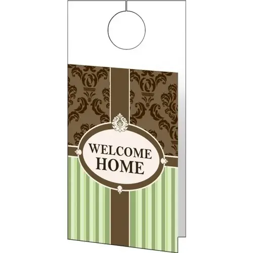 Personalized Softerside Hanging Cards, Sumatra Design - pack of 50 Personalized Softerside Hanging Cards, Sumatra Design - pack of 50