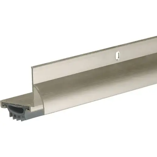 1-1/4 X 36" L Shape Drip Cap & Door Sweep Satin Nickel - pack of 6 1-1/4 X 36" L Shape Drip Cap & Door Sweep Satin Nickel - pack of 6