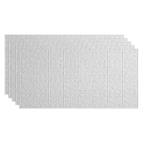 2 ftX4 ft Traditional #1 Glue Up Ceiling Panel, Matte White - pack of 5 2 ftX4 ft Traditional #1 Glue Up Ceiling Panel, Matte White - pack of 5