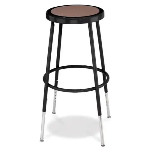 25 -33 Inch Height Adjustable Heavy Duty Steel Stool, Black - pack of 4 25 -33 Inch Height Adjustable Heavy Duty Steel Stool, Black - pack of 4