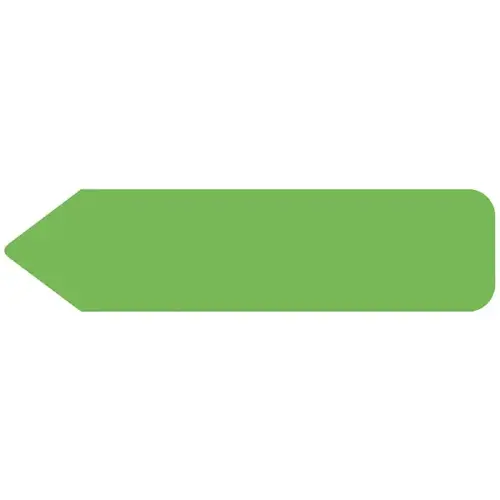 Uniarrow Flag 2-1/4"X9/16" Light Green - pack of 150 Uniarrow Flag 2-1/4"X9/16" Light Green - pack of 150