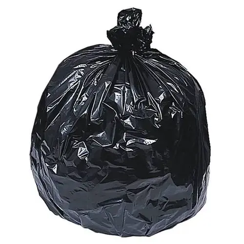 10 Gal. 24 In. X 23 In. 0.4 Mil. Black Low-Density Trash Bags - pack of 1000 10 Gal. 24 In. X 23 In. 0.4 Mil. Black Low-Density Trash Bags - pack of 1000