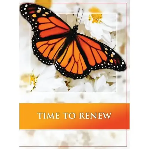 Personalized Card Butterfly Renewal Design Envelope Imprint - pack of 50 Personalized Card Butterfly Renewal Design Envelope Imprint - pack of 50