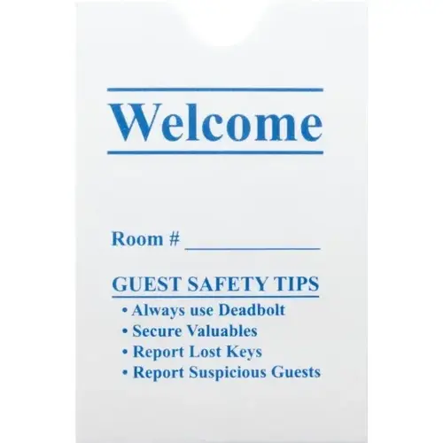 Thumb Notch Keycard Envelope - pack of 500 Thumb Notch Keycard Envelope - pack of 500