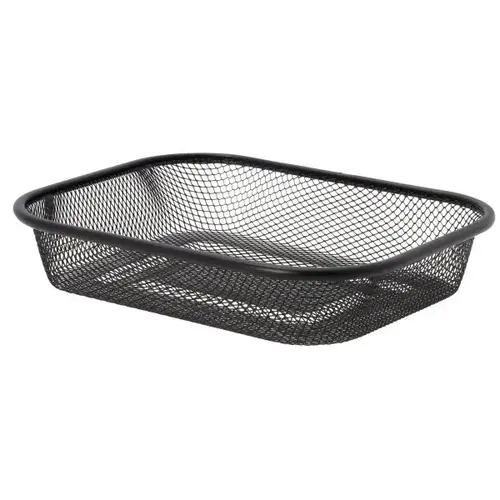 Square Wire Coffee Basket, Black - pack of 12 Square Wire Coffee Basket, Black - pack of 12