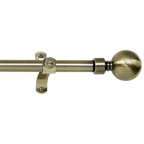 Metallo Decorative Rod And Finial Lincoln 48 To 86" Plated Bronze - pack of 6 Metallo Decorative Rod And Finial Lincoln 48 To 86" Plated Bronze - pack of 6